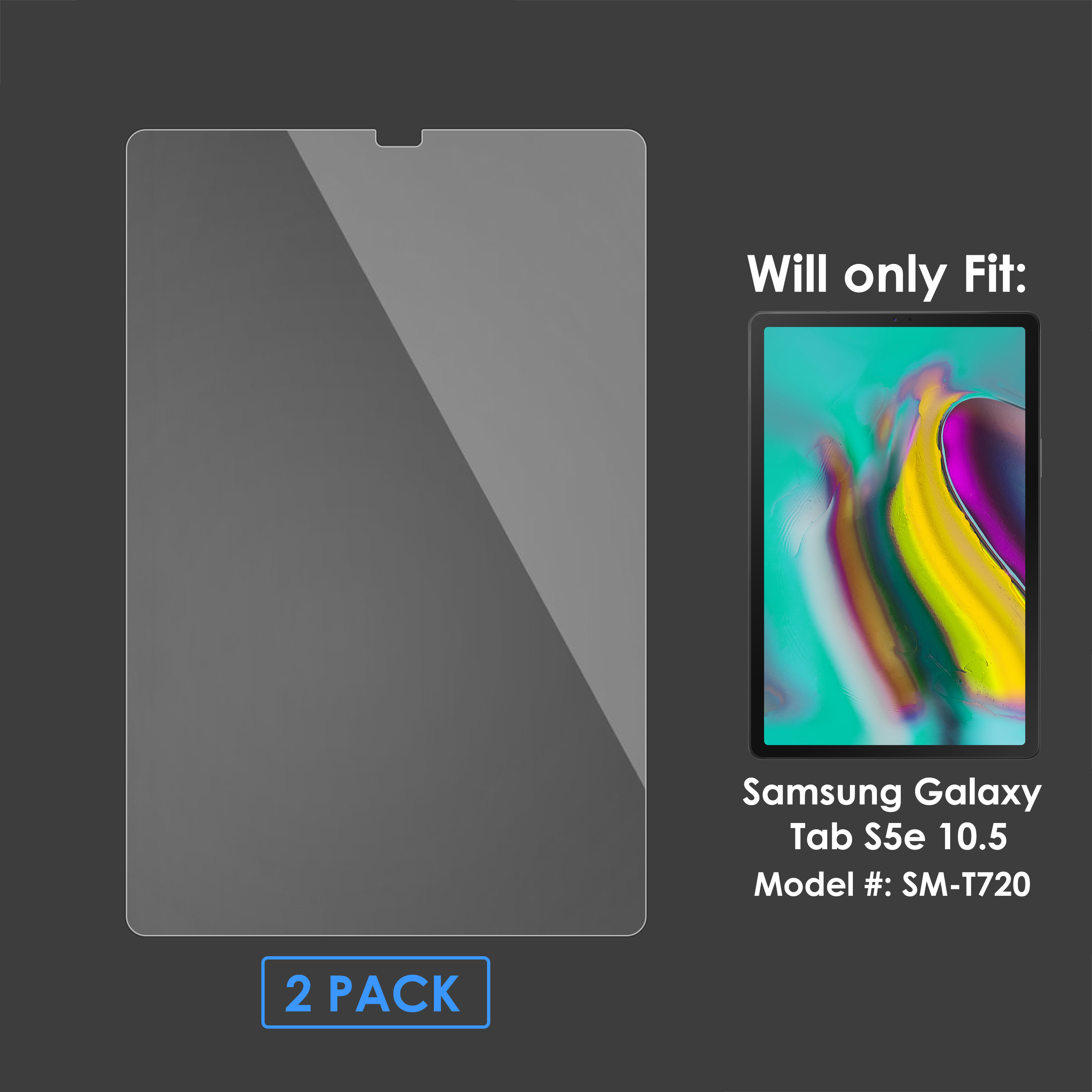 Samsung Galaxy Tab S5e 10.5 Screen Protector Guard Film UltraThin HD